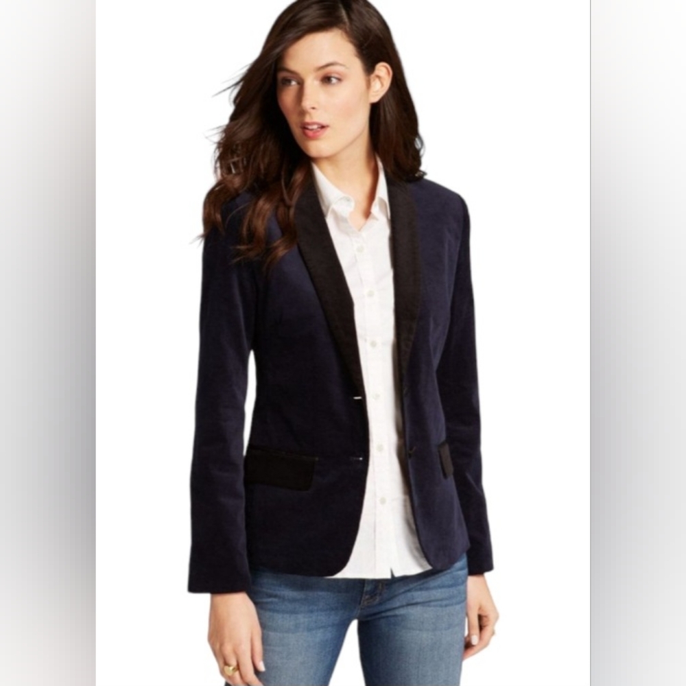 Tommy Hilfiger Black Velvet Blazer